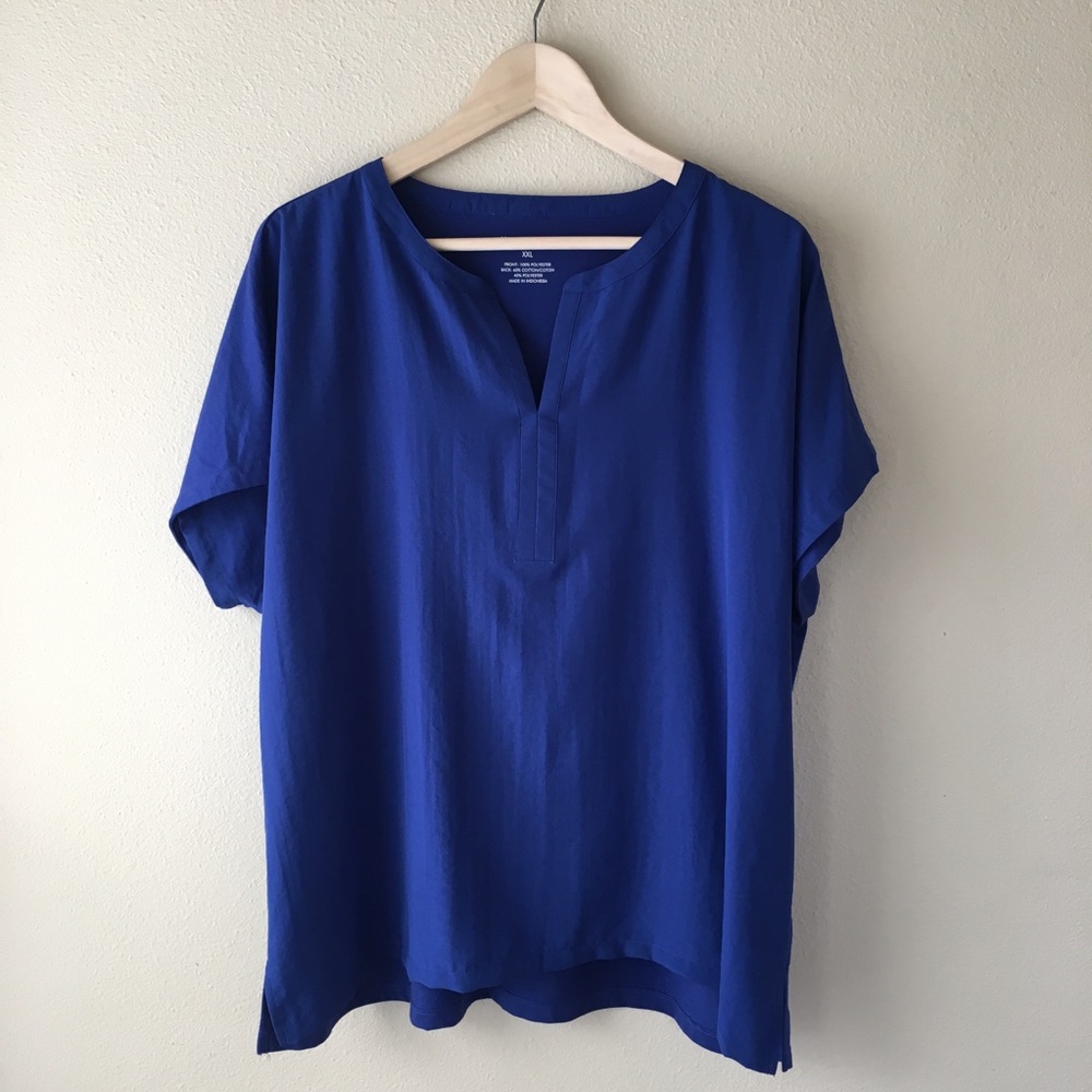 Van Heusen V-Neck Blouse - Picture 1 of 6
